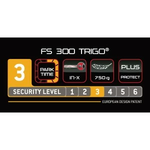 Antivol Pliable TRELOCK TRIGO FS 300 85cm Rouge – Image 3