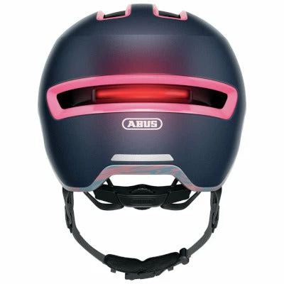 Casque Abus HUD-Y Ace Midnight Blue Avec Feu Pour Vélo En Ville – Image 4