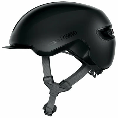 Casque Abus HUD-Y Ace Velvet Black Avec Feu Pour Vélo En Ville