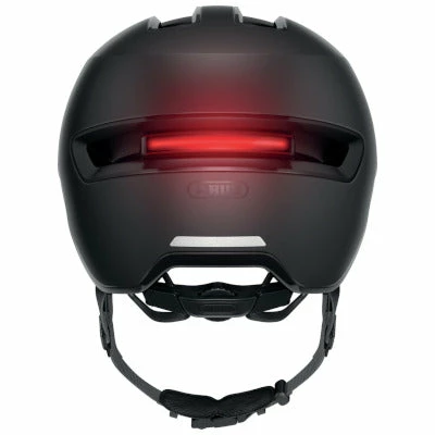 Casque Abus HUD-Y Ace Velvet Black Avec Feu Pour Vélo En Ville – Image 4