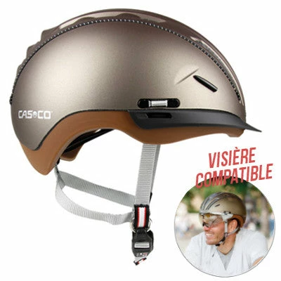 Casque Cycliste Urbain Et VAE Roadster Marron Casco
