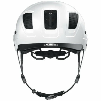 Casque De Vélo De Ville Blanc Hyban 2.0 Abus – Image 2