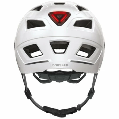 Casque De Vélo De Ville Blanc Hyban 2.0 Abus – Image 3