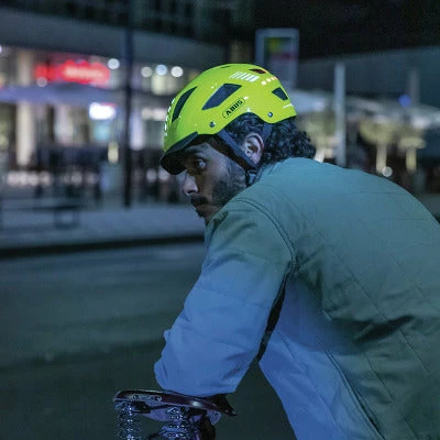 Casque Vélo Avec éclairages Abus Hyban 2.0 LED Signal Yellow – Image 5