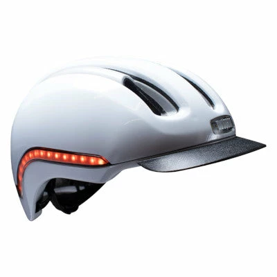 Casque Vélo Avec Led Intégrée Vio Nutcase Blanc