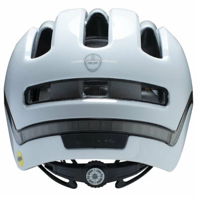 Casque Vélo Avec Led Intégrée Vio Nutcase Blanc – Image 3
