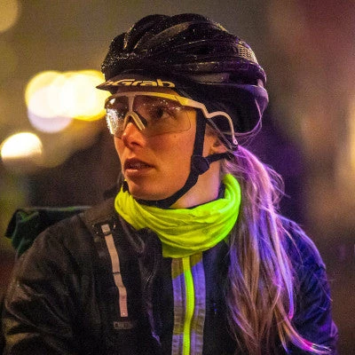 Foulard Tubulaire Vélo Jaune Reflective Hi-Vis GripGrab – Image 3
