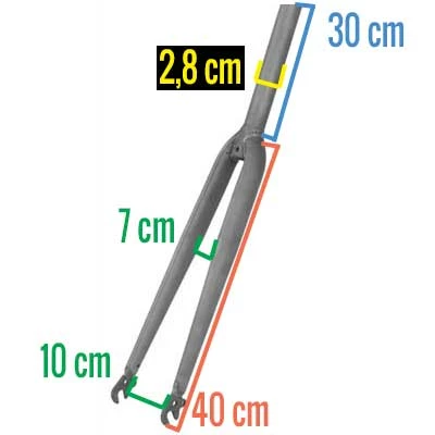 Brandless Fourche Pour Cadre De Vélo 700 C – Image 2