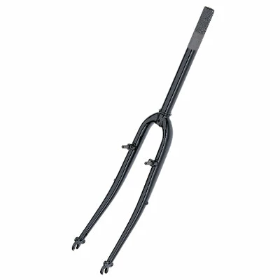 Point Fourche Vélo Trekking 28 Pouces 1"1/8 Filetée Noire