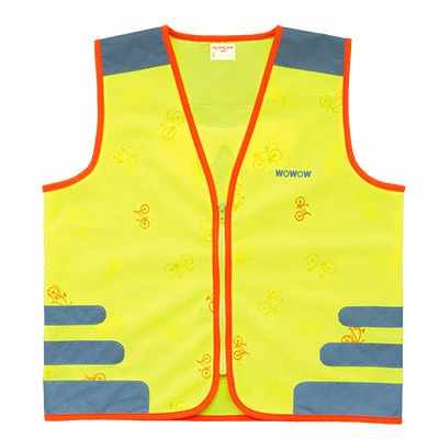 Gilet De Sécurité Enfant à Vélo Jaune Réfléchissant Nutty Wowow