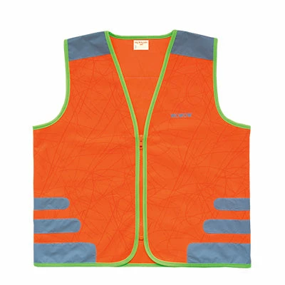 Gilet De Sécurité Enfant à Vélo Orange Réfléchissant Nutty Wowow