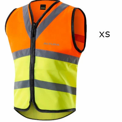 Gilet De Signalisation à Vélo Jaune Et Orange Avec Zip Altura – Image 3