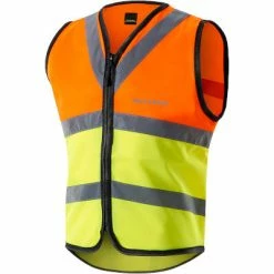 Gilet De Signalisation à Vélo Jaune Et Orange Avec Zip Altura