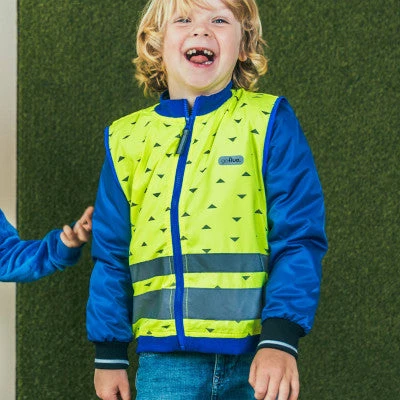 Gilet Réfléchissant Enfants Jaune Fluo Jackson Go Fluo – Image 2