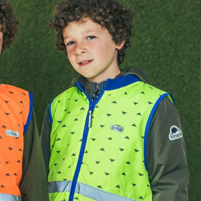 Gilet Réfléchissant Enfants Jaune Fluo Jackson Go Fluo – Image 6