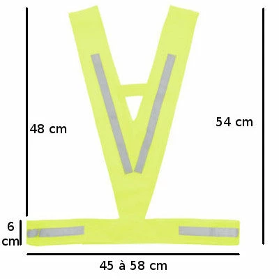 M-Wave Harnais Réfléchissant De Sécurité Pour Cycliste – Image 2