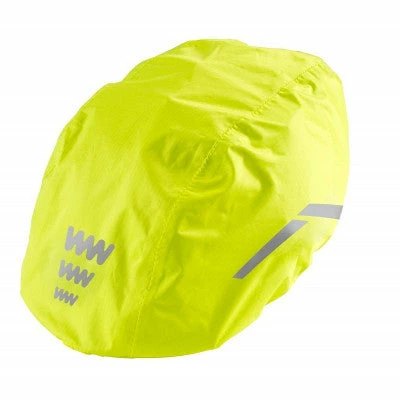 WOWOW Housse De Pluie Fluo Pour Casque Vélo Avec Attache Pour Feu – Image 2