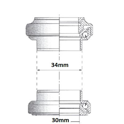 Point Jeu De Direction Aheadset 1 1/8 Diamètre 28,6 Mm – Image 4
