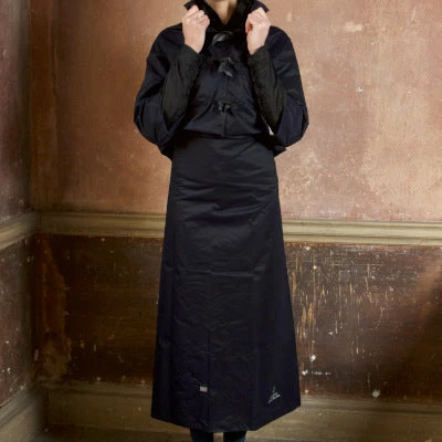 Georgia In Dublin Jupe Imperméable De Vélo Pour Cycliste Femme Rainwrap - Navy – Image 3