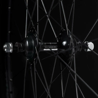 Paire De Roues Noires Flipflop Vélo Fixie 28 X-Press Miche – Image 4