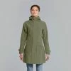 Parka Pluie Chaud Et élégant Vert Olive Pour Femmes Mosse Basil