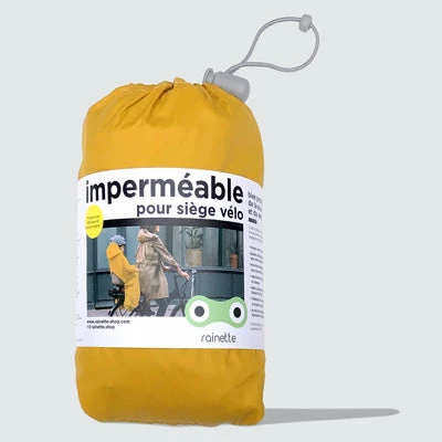 Poncho Pluie Pour Enfant Dès 9 Mois Jaune Bien Au Sec Rainette – Image 3