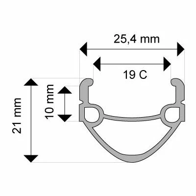 Exal Roue De 28 Pouces Avec Dynamo Dans Moyeu DH3N72 – Image 2