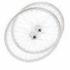 Point Roues Avant Arrière Blanches Moyeu Flip Flop Fixie Single Speed