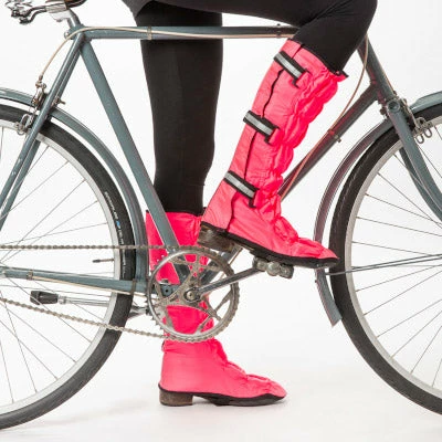 Georgia In Dublin Sur Chaussures Imperméables Vélo Pour Femme Leggits Rose