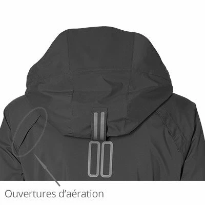 Veste De Pluie Vélo Imperméable Noire Pour Femmes Skane De Basil – Image 5