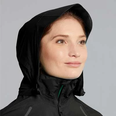 Veste De Pluie Vélo Imperméable Noire Pour Femmes Skane De Basil – Image 6